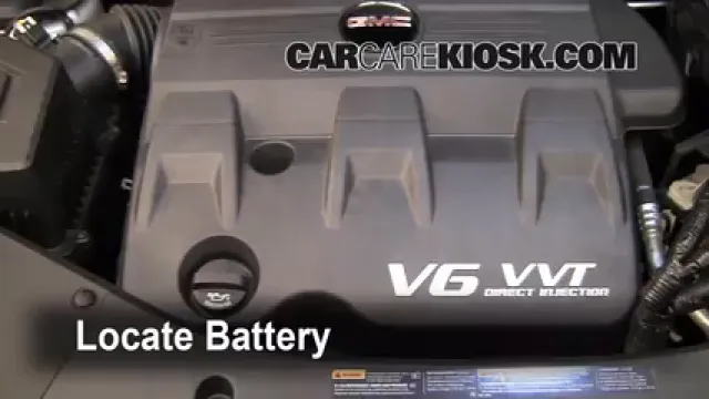 2010 GMC Terrain SLT 3.0L V6 Batterie Changement